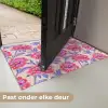 Bloemen - Patroon - Meerkleurig Deurmat klein 898 -USP_NL