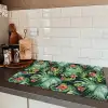 Tropical - Bloemen - Bladeren - Jungle Inductie beschermer vinyl 3mm klein -sfeer3