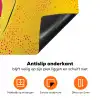 Close-up - Vrouwengezicht - Stippen - Geel Inductie beschermer vinyl 3mm klein -zzzzzzz-td-onderkant