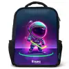 Space hockey Rugzak - Zwart middel -3d