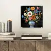 Vaas - Boeket - Bloemen - Kleur plexiglas 5mm klein -sfeer1