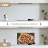 Pizza - Hart - Pepperoni - Tomaat keuken achterwand spatscherm klein -voor_na_NL
