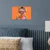 Vlinders - Vrouw - Zonnebril - Kleurrijk poster papier klein -sfeer2