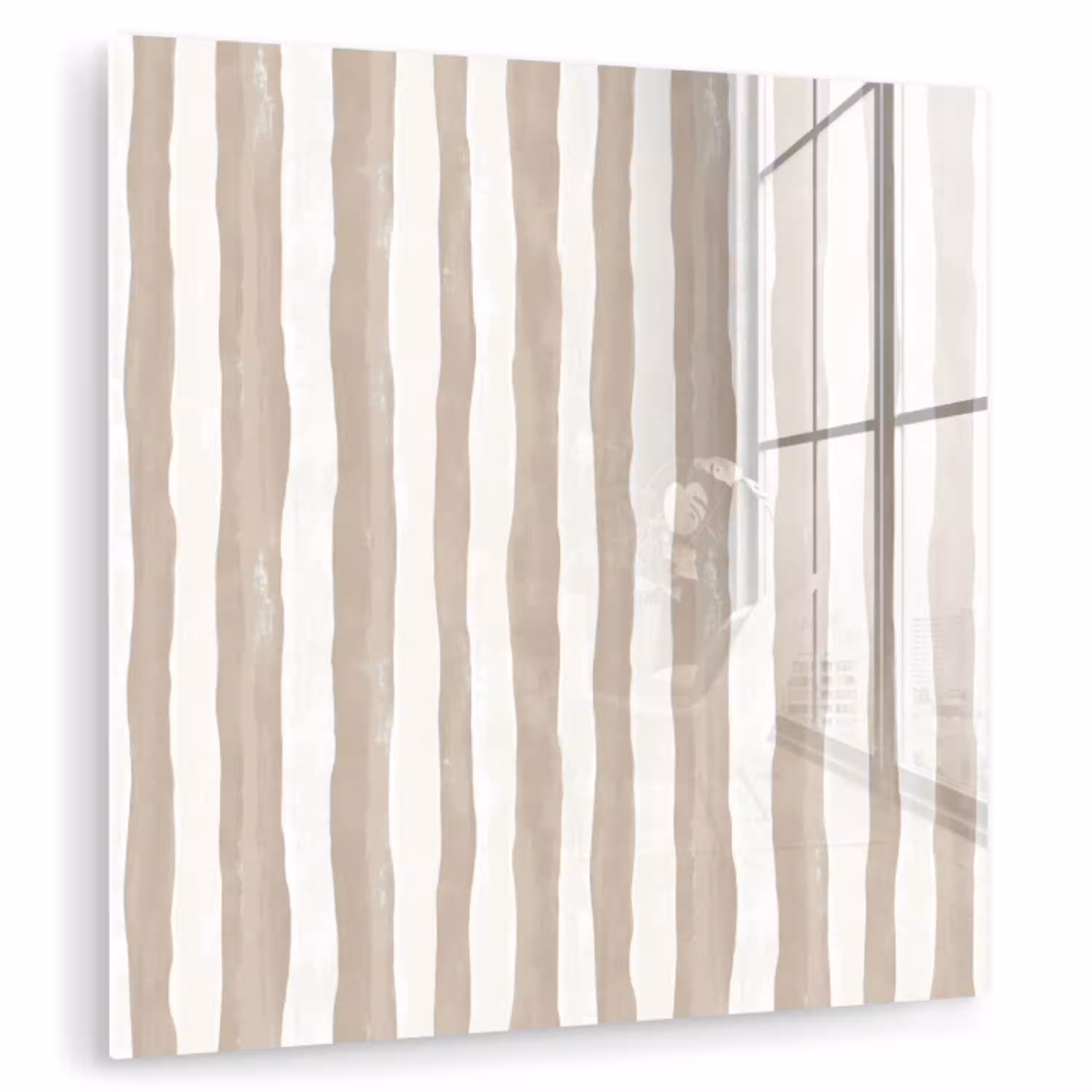 Minimalistisch - Strepen - Beige plexiglas 5mm klein 11 -zzzproduct_nieuw