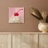 Kers - Slagroom - Roze plexiglas 5mm klein -sfeer5
