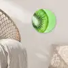Kiwi - Groen - Fris Wandcirkel kunststof plaat 5mm dik klein -sfeer5