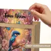IJsvogel - Sprookjesbos - Roze - Bloemen Light Box met kabel (Kinderlampje) klein -USP_websiteprintNL