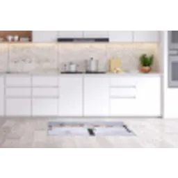 Sneeuwuil - Hek - Sneeuw - Wit Keukenloper - keukenmat middel -sfeer3