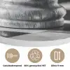 Paard - Hout - Schaalbord - Zwart Akoestische PET Vilt - Rond klein -closeup_NL