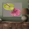 Planten - Anthurium - Groen - Roze PET vilt klein -sfeer2