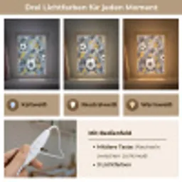 Voetbal - Abstract - Sport - Kleurrijk Light Box met kabel (Kinderlampje) klein -USP_lichtkleurDE
