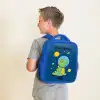 Dino - Planeet - Ster - Blauw Kinderrugzak - Blauw middel -sfeer2