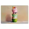 Cupcakes - Gestapeld - Kleurrijk - Fruit Placemat vinyl groot -zzsfeer1_Kitchenyeah-website