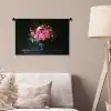 Quote - Bloemen - Vaas - Neon Wandkleed katoen klein -sfeer4