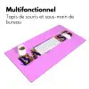 Felroze - Badass - Panterprint - Schaduw Muismat XXL klein -zsfeer4_frans