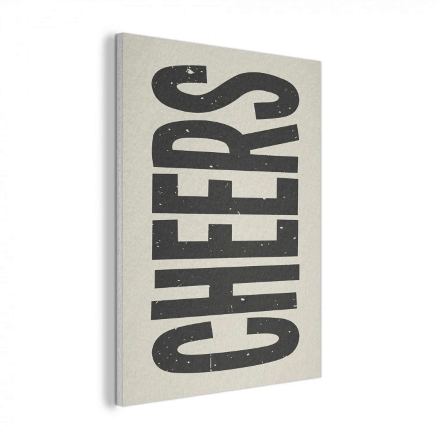 Cheers - Japandi - Zwart - Letters PET vilt klein -3d