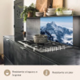 Landschap - Bergen - Sneeuw - Wit keuken achterwand 2 middel -usp_ES