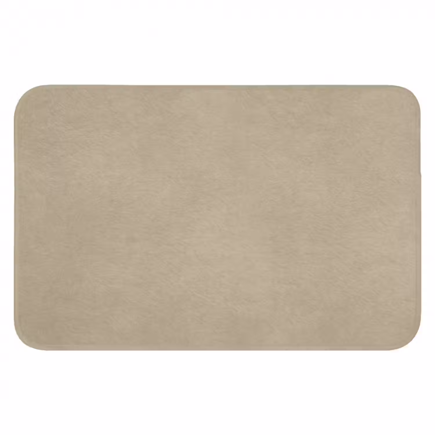 Badematte - Sandfarbe - körnige Textur - Beton