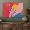 Bladeren - Zon - Abstracte vormen PET vilt klein -sfeer2