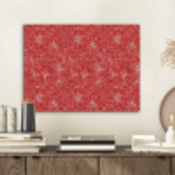Bloemen - Patroon - Rood PET vilt klein 837 -sfeer1