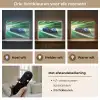 Race auto - Blauw - Groen Light Box met batterij (Wandlamp kind) middel -USP_lichtkleurNL