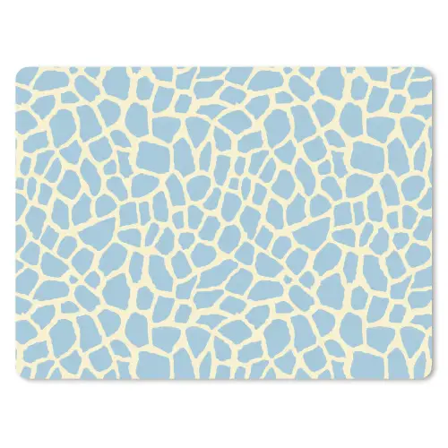 Giraf - Modern - Blauw muismat rubber klein 262 -3d