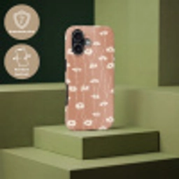 Madeliefjes - Subtiel - Terracotta Toughcase MagSafe Apple iPhone 17 klein 1017 -USP_PrintM_NL