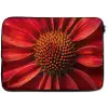 Close up - Bloem- Rood laptophoes neopreen klein -zkaufland3dotto