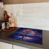 Kosmisch - lichtboom - Kerst - Kleurrijk Inductie beschermer vinyl 3mm middel -sfeer3