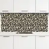 Abstract - Lijnen - Zwart keuken achterwand 2 middel 871 -3d