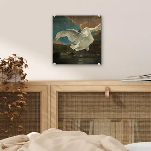 Zwaan - Oude meesters - Jan Asselijn plexiglas 5mm klein -sfeer4