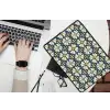 Motief - Tegel - Okergeel laptophoes neopreen klein 279 -bureau