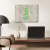 YOLO - Groen - Neon - Slangenprnt PET vilt klein -sfeer5