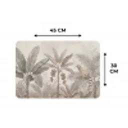 Natuur - Jungle - Ringstaartmaki - Bruin Placemat vinyl groot -specs