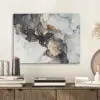 Marmer - Goud - Abstract - Zwart Wit - Luxe PET vilt klein -sfeer1