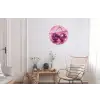 Glitter - Discobol - Roze - Kersen Wandcirkel aluminium klein -woonkamer
