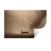 Bootje - Blaadjes - Goud - Water Muursticker klein -3d