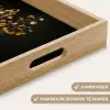 Goudbruine - Bladeren - Vaas - Herfstachtig Dienblad Rechthoek middel -USP_HandgreepNL
