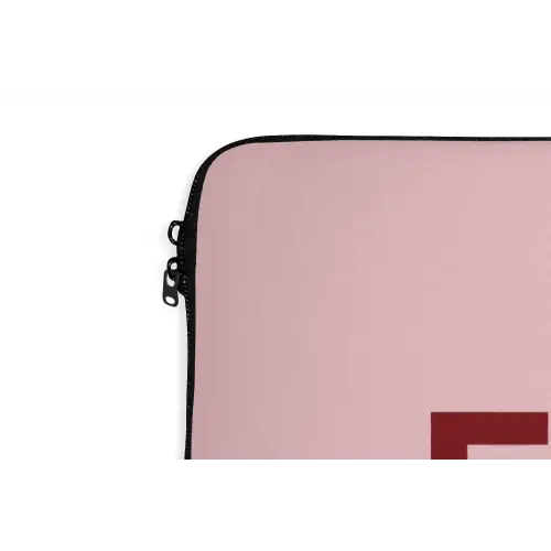 Statement - Krachtig - Roze laptophoes neopreen klein -detail