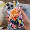 Bloemexplosie - Felle spatten - Dynamisch Hoesje iPhone 16 Pro Max met koord klein -sfeer3