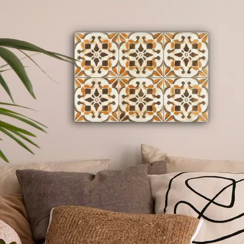 Vintage - Spaans - Decoratie - Keramiek canvas 2cm klein -sfeer1