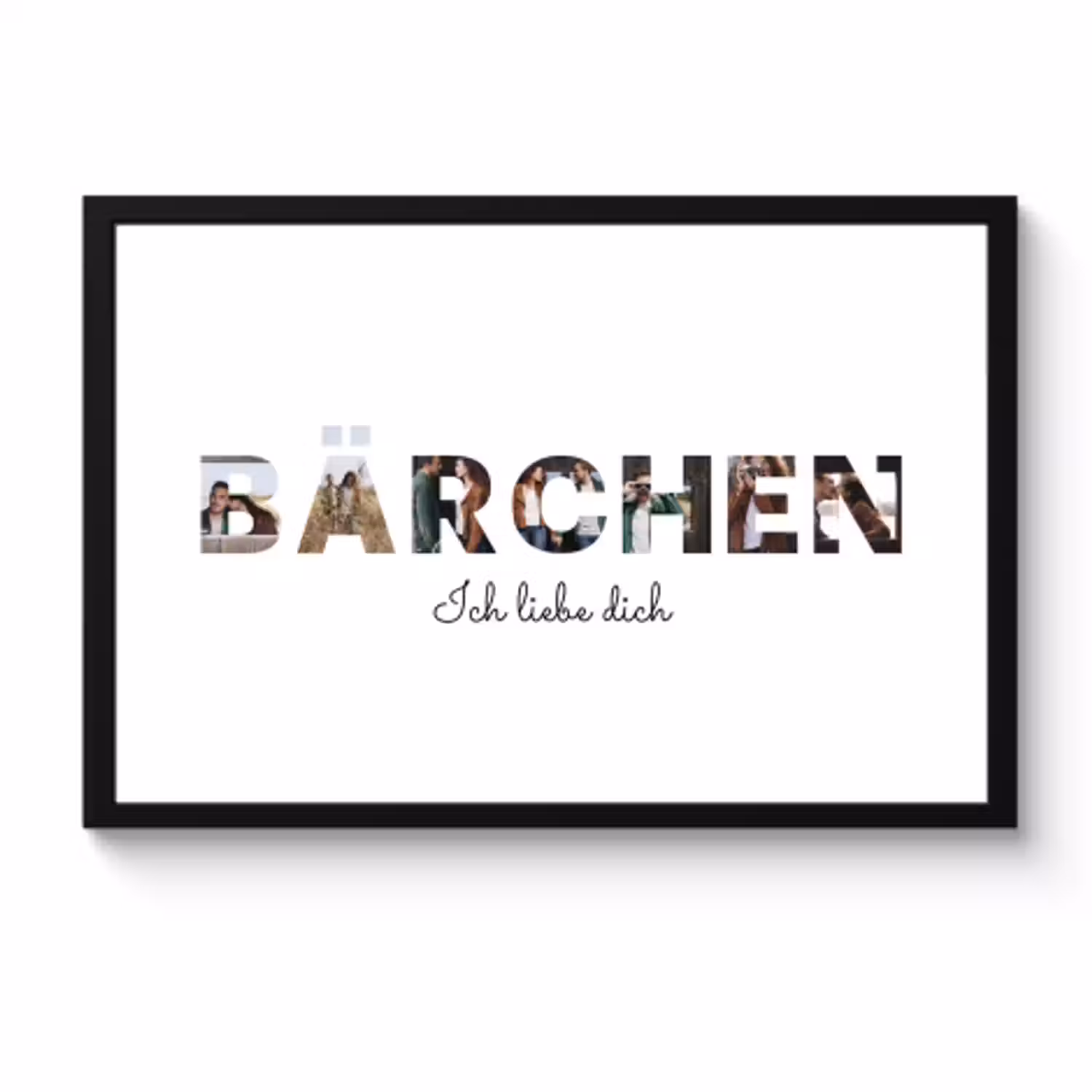 Poster mit Rahmen - Bärchen