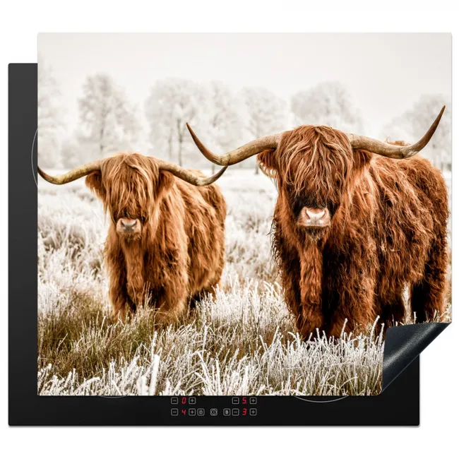 Winter Wachters Inductie beschermer vinyl 3mm middel -3d