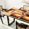 Zonnebloemen - Zonsondergang - Landschap Placemat vinyl groot -zzsfeer4_Kitchenyeah-website