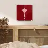 Love - Hart - Rood plexiglas 5mm klein -sfeer4