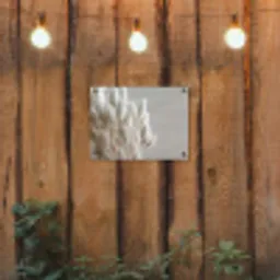 Pluimen - Beige - Minimalistisch tuinposter los doek klein -sfeer1
