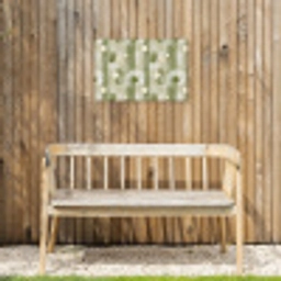 Artistiek - Modern - Groen Tuinposter op houten frame 2 cm dik klein 845 -sfeer4