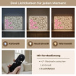 Tekst - Be cool or leave - Roze - Giraffenprint Light Box met batterij (Wandlamp) middel -USP_lichtkleurDE