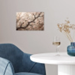Bloesem - Takken - Schilderij - Beige - Serene poster papier klein -sfeer3