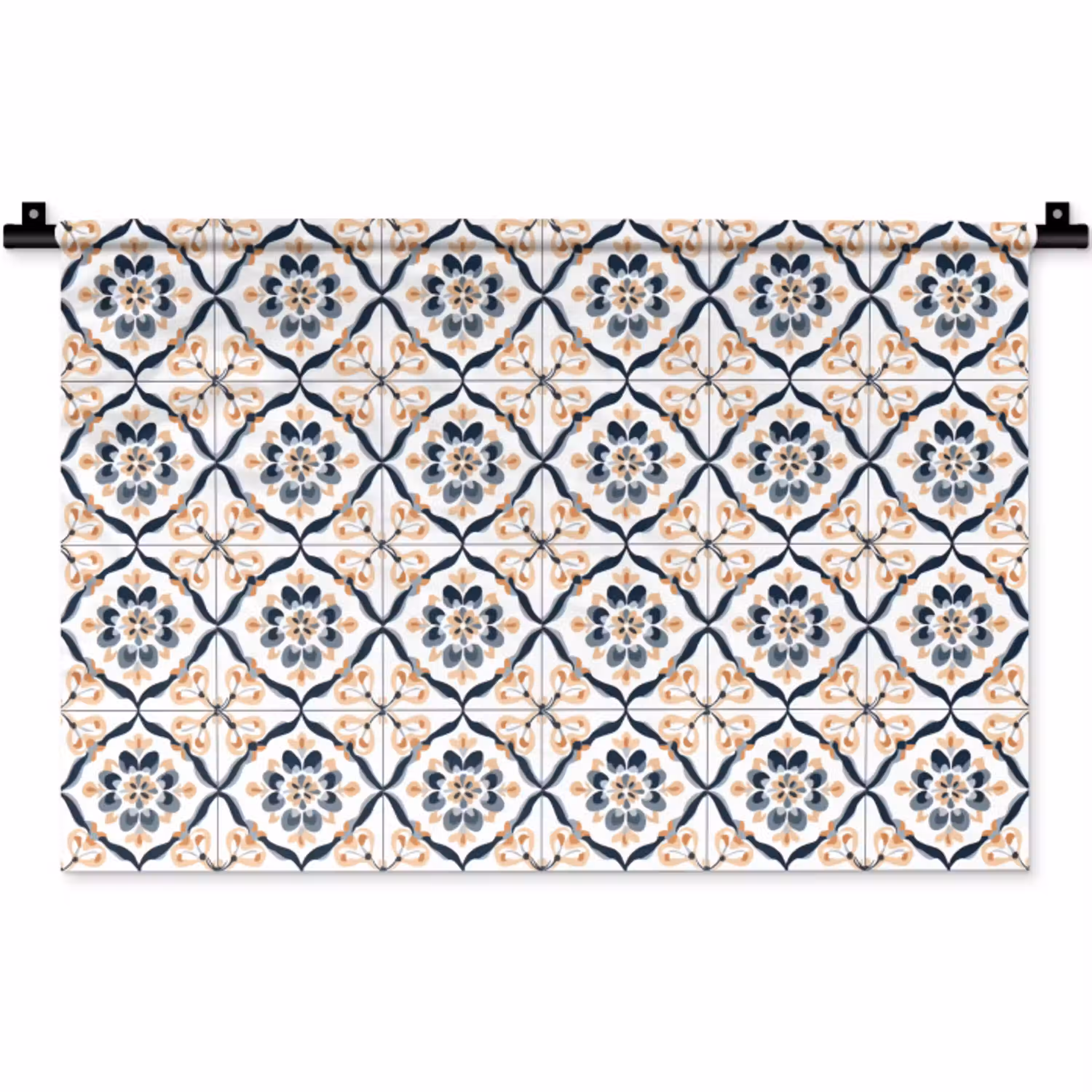 Bladvorm - Patroon - Kleurrijk Wandkleed katoen klein 269 -zz3d